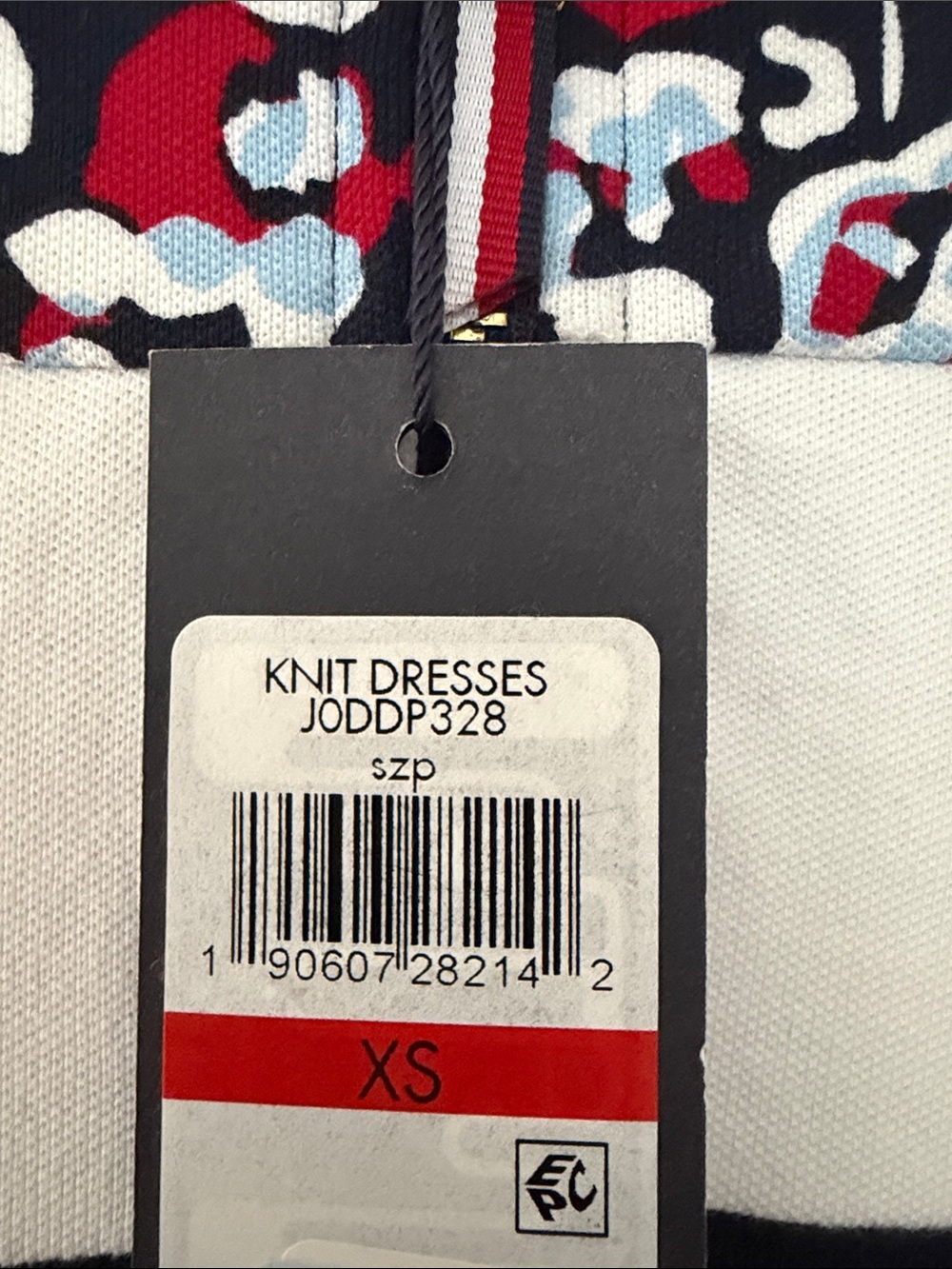 Tommy Hilfiger Floral Polo Mini Dress in Black, Red & White - Picture 4 of 5